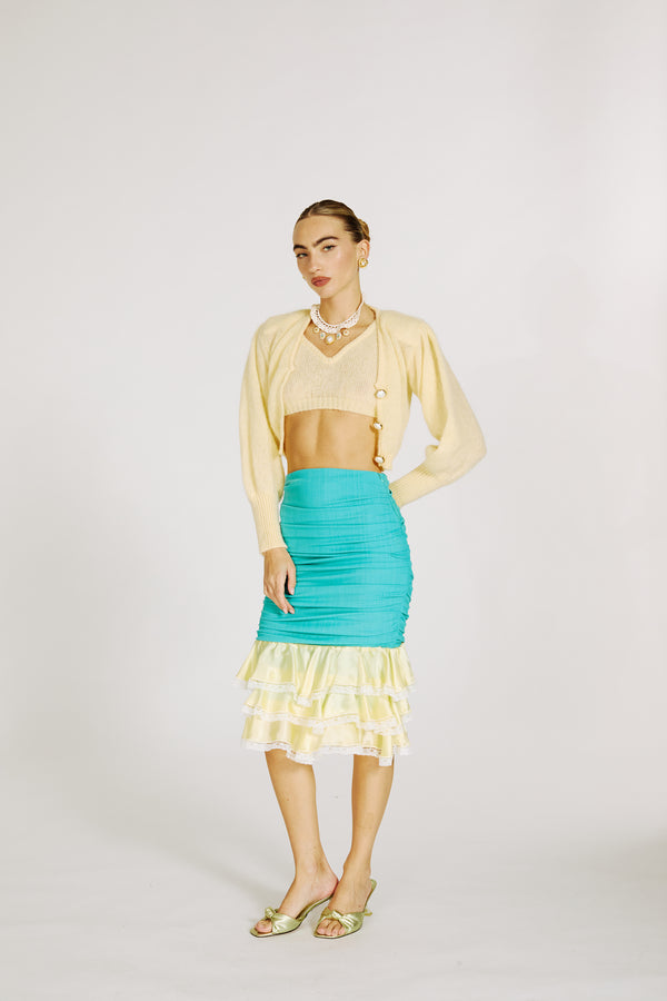 CROISSANT mohair cardigan