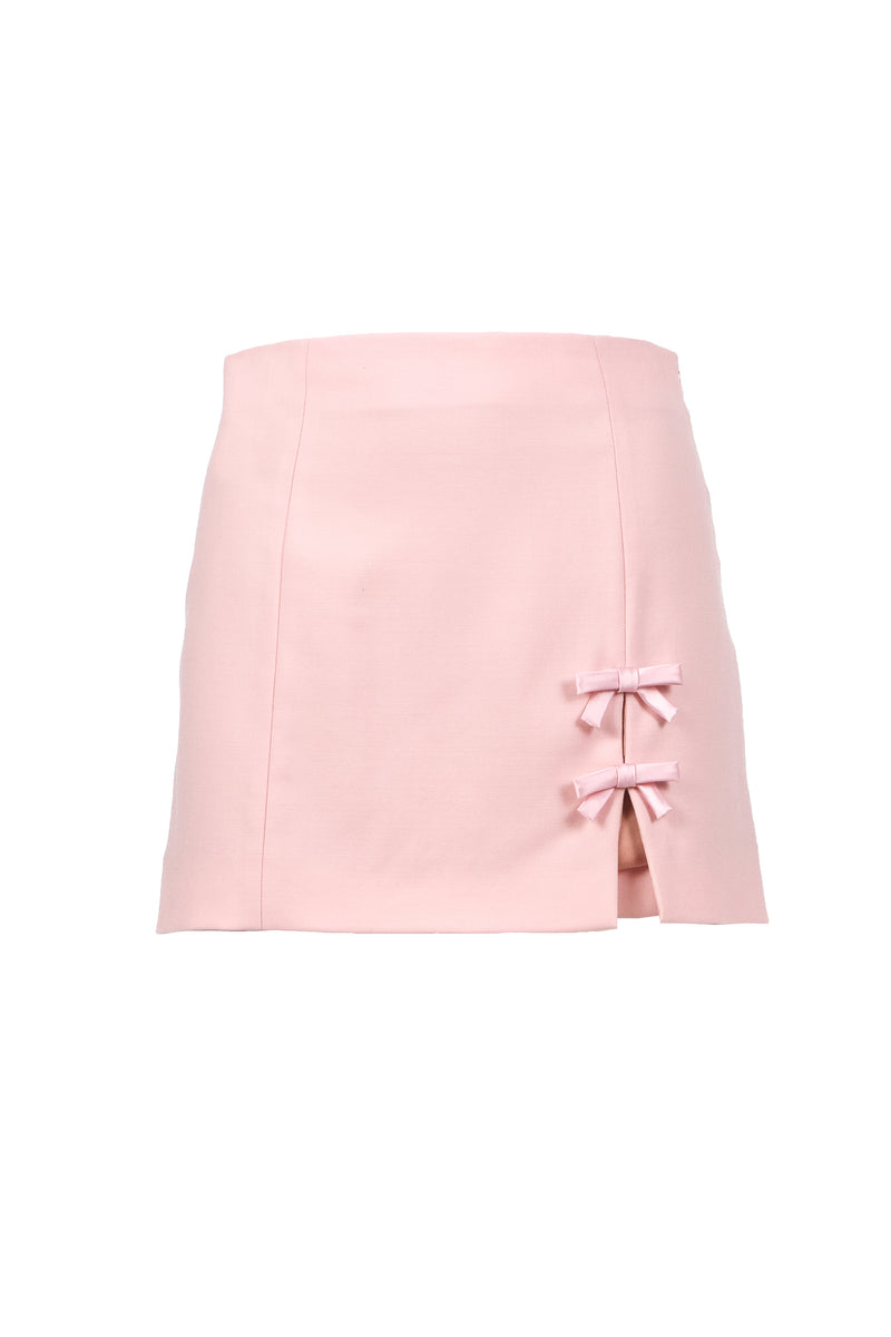 Bow mini skirt