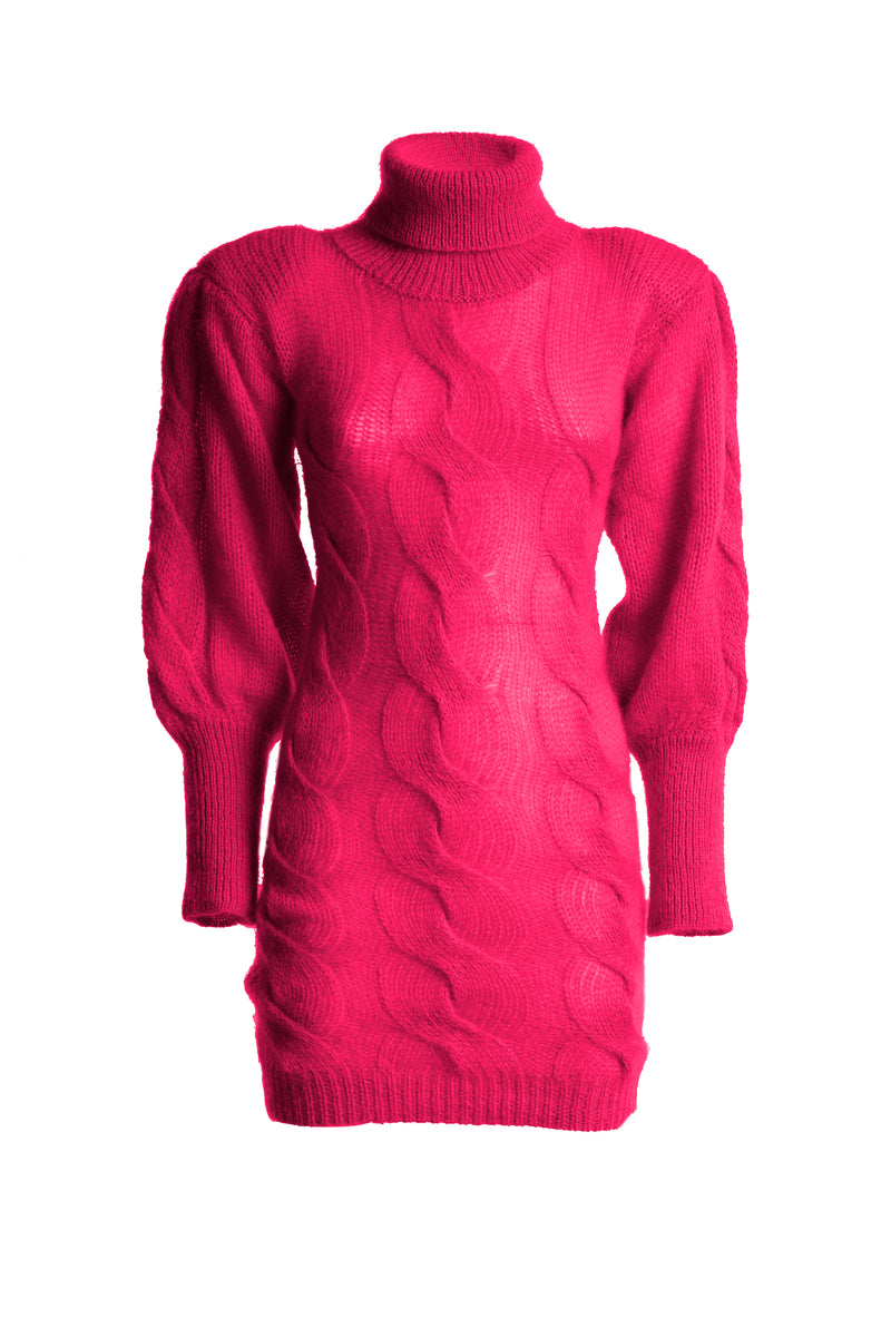 mohair mini dress Versace Wool-Mohair Mini Dress, Female, Black, 38