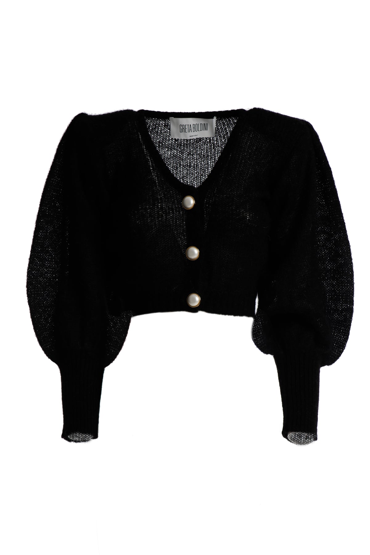 CROISSANT MOHAIR CARDIGAN – GRETA BOLDINI