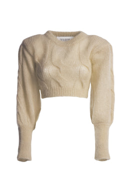 ECLAIRE IVORY MOHAIR SWEATER